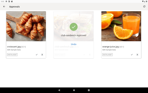 Screenshot of Oracle Content
