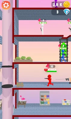 Penthouse 3D 2048 - Screenshot 2