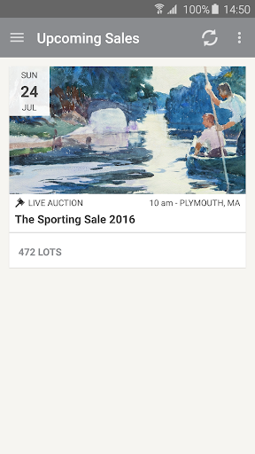 Screenshot of Copley Fine Art Auctions