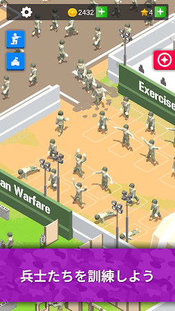 Game screenshot Idle Army Base mod apk