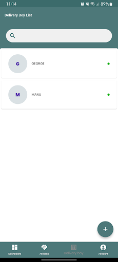 Food Carriers Delivery Screen 3