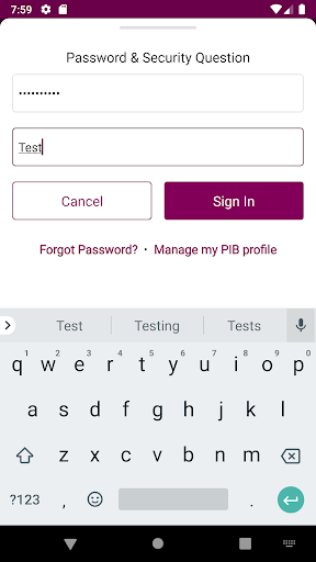 Android application Ingersoll-Rand FCU Business screenshort