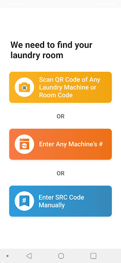 Android application CEC Laundry Pay screenshort