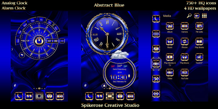 Abstract Blue theme - 1.2 - (Android)