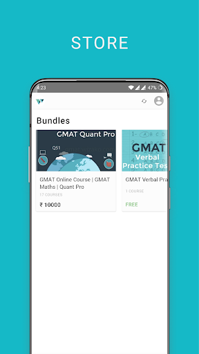 Android application Wizako - Online GMAT GRE Prep screenshort
