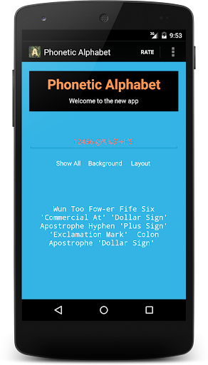 NATO Phonetic Alphabet