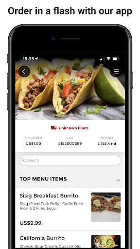 Android application Toro Grillhouse screenshort