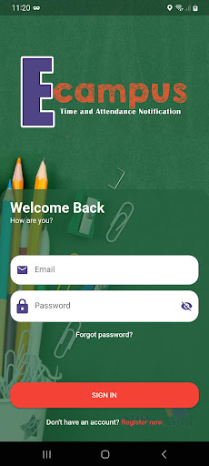 Android application E-Campus screenshort