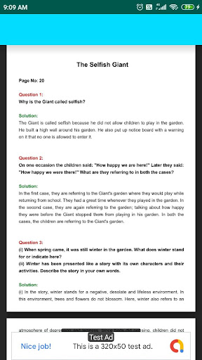 Class 8 English Solution SEBA Screen 3