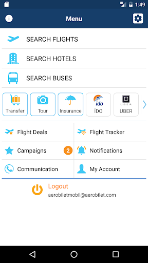 Aerobilet - Flights, Hotels, B Screenshot 1 - AppWisp.com