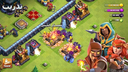 Download the hacked game Clash of Clans for Android 5