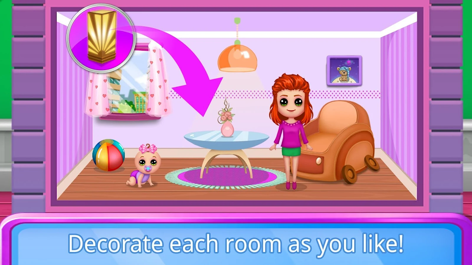 #4. Doll House Game Funny (Android) Podle: Imagine What