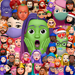Cover Image of Download Memoji Wemoji Emoji Cute Stick  APK
