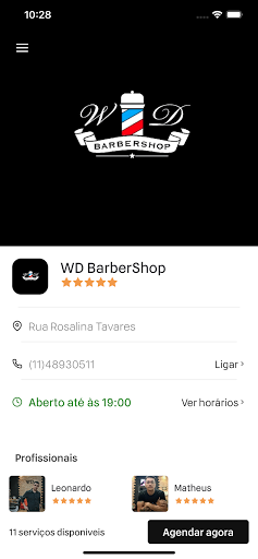 Android application WD Barbershop screenshort