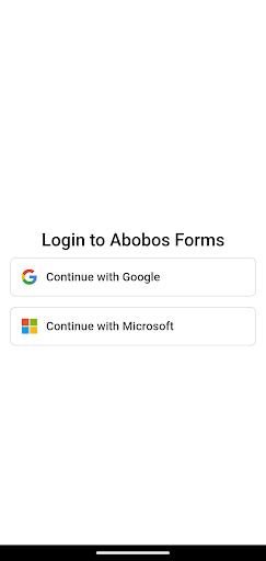 Android application Abobos Forms screenshort