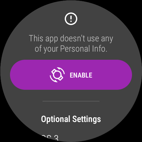Lefty: Wear OS on right wrist Screen 2