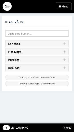 A Choupana Lanches Screen 2