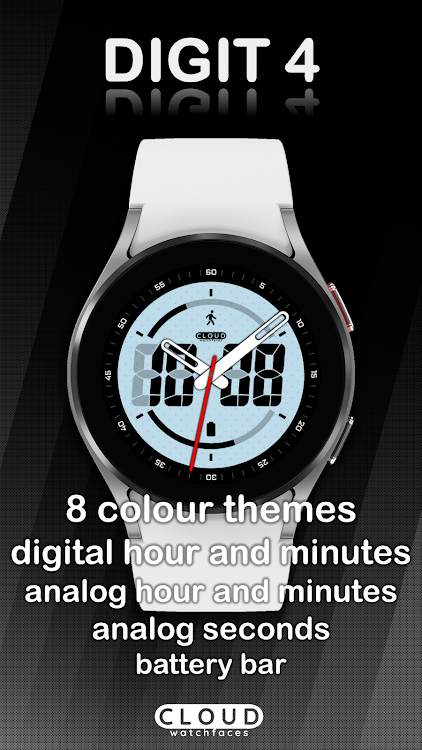 Digit 4 watch face - 1.0.0 - (Android)
