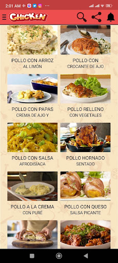 50 RECETAS DE POLLO / Chicken Screen 2