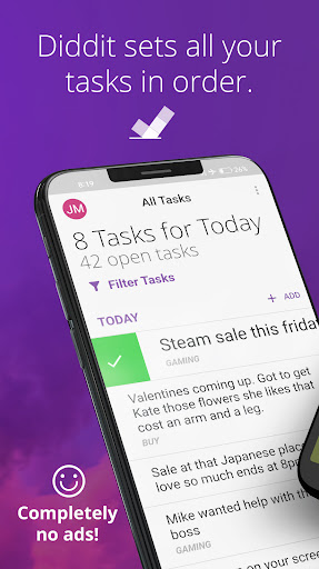 Android application Diddit Todo screenshort