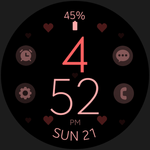 Digital Love watch face logo