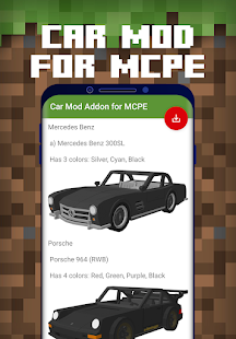 Car Mod Addon for MCPE 1.0 APK screenshots 4