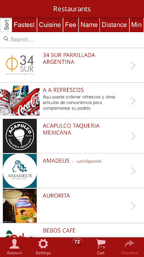 FoodNetPR Screen 2