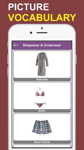 Daily English Vocabulary Screen 3