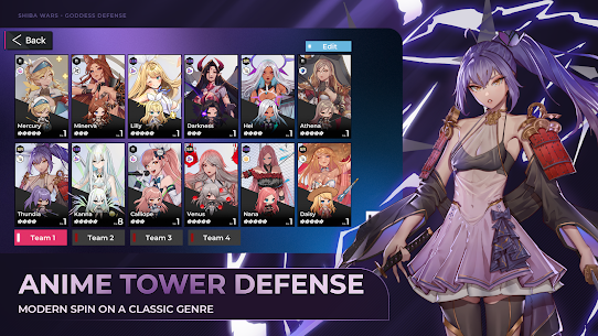 Shiba Wars MOD APK -Goddess Defense (Damage & Defense Multiplier) 3
