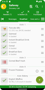 Grocery List App - rShopping Screenshot