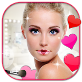 Valentine Girl Makeup Photo Editor icon