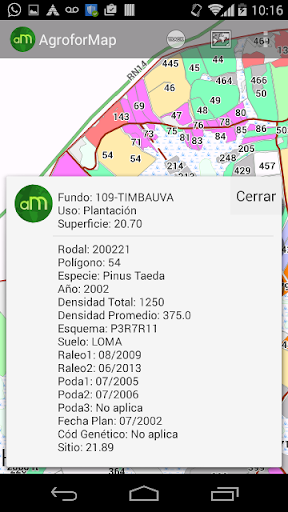 AgroforMap Screen 2