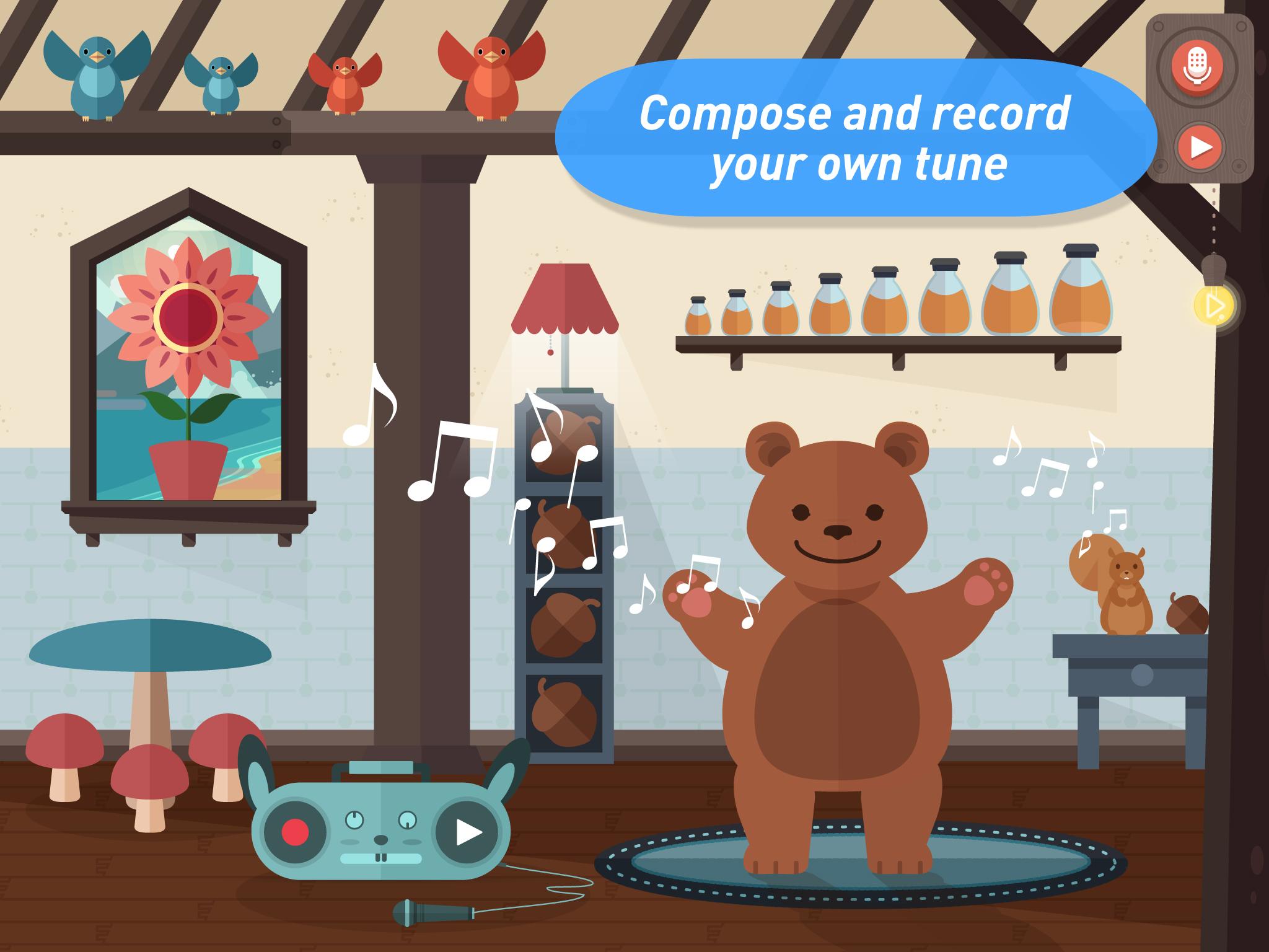 Android application Easy Music for kids screenshort