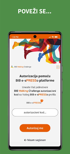 BIB Walking Challenge Screen 3