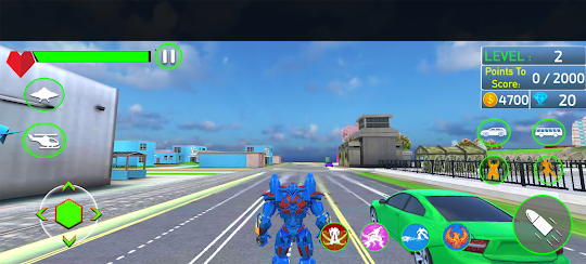 Mech Robot Car Games 3d