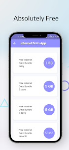 Internet Data app - 100 GB