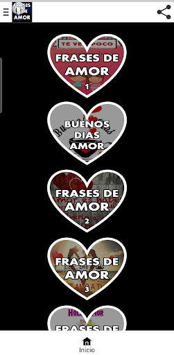 Android application Frases de Amor con Imagenes screenshort