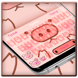 Pink Piggy Keyboard Theme icon