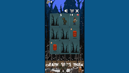 Zombie survival card