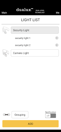 Android application Dualux screenshort