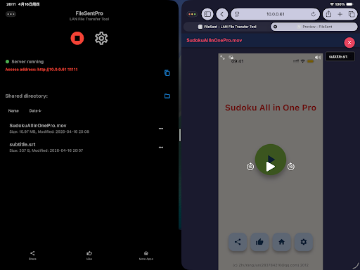 FileSent - Simple Fast Share screenshot 4