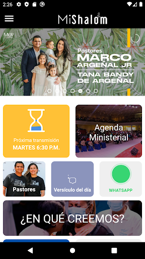 Android application MiShalom screenshort