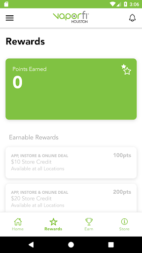 Android application VaporFi Houston screenshort