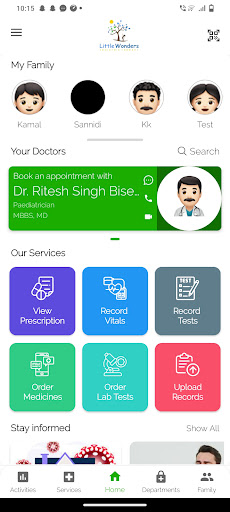 Android application Dr Bisen Clinic screenshort