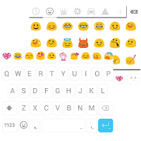 Concise White Emoji Keyboard