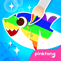 Imagen de ícono de Tiburón Bebé para Colorear