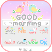 Pastel Love Words Emoji Stickers