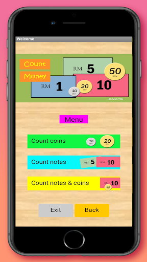 Count Money Screen 2