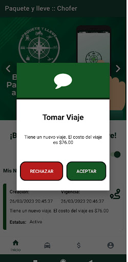 Paquete y LLeve Chofer Screen 3