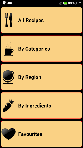 Android application Easy Indian Veg/NonVeg Recipes screenshort